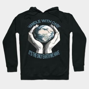 Delicate World in Our Hands: Grow Green Hoodie